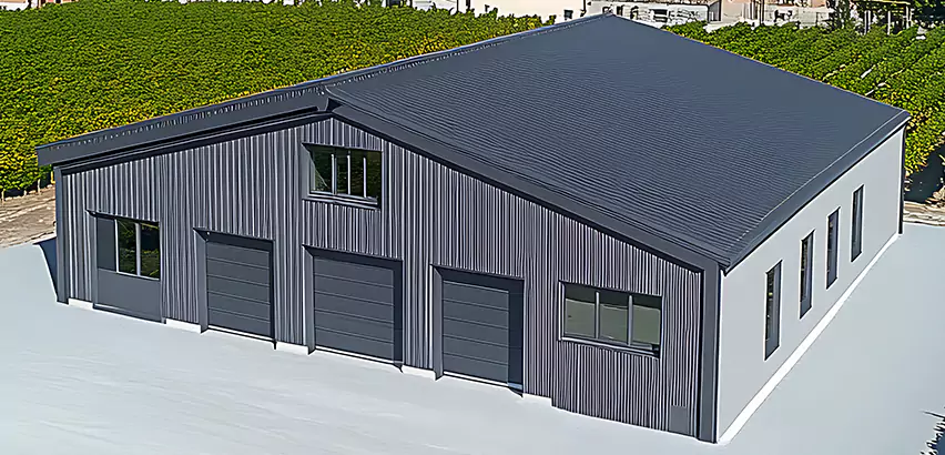 Corrugated Garage Roof Repair in Bedford