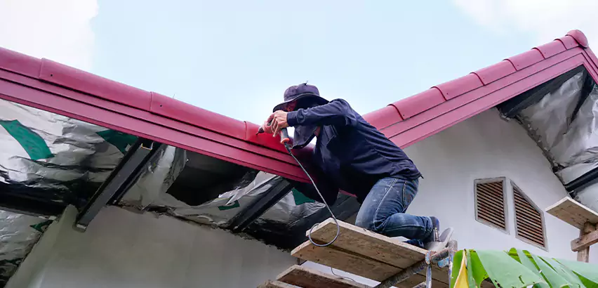 Rain Gutter Repair in Bedford