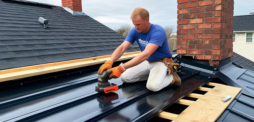 Metal Barn Roof Replacement in Bedford